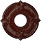 Ekena Millwork Attica Ceiling Medallion (Fits Canopies up to 3 1/2"), 12 3/4"OD x 4"ID x 1/2"P, Brushed Mahogany CM12ATBMF - alternate 1